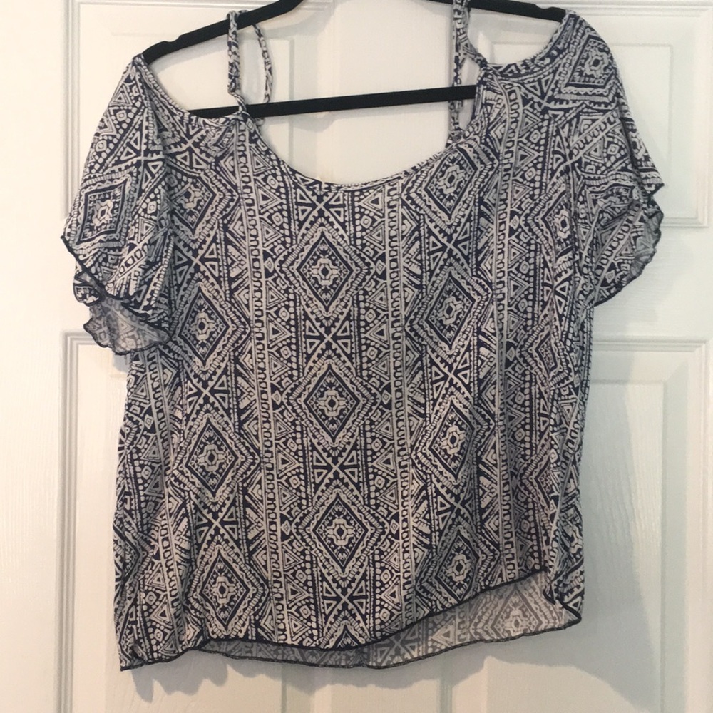 Cold shoulder top